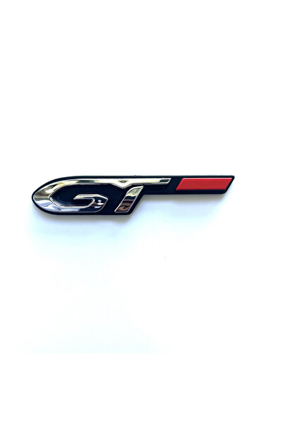 Choice 1pc GT plastic ABS car logo is suitable for body trunk tail side stick...