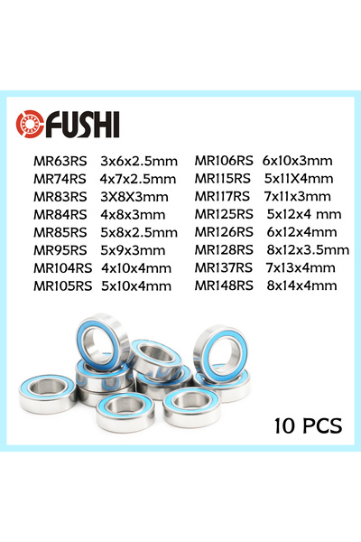 Choice15 MR148RS(8x14x4mm) 10PCs MR Series MR63 M74 3x6x2.5 4x7x2.5 4x8x3 5x8...