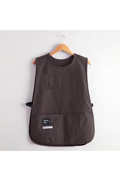 choice2 Coffee Waterproof Stain-Resistant Apron Nylon Vest Style Breathable S...