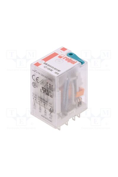OEM Releu electromagnetic RELPOL R3N2013231012WT, Ubobină 12VDC, 3PDT, Iconta...