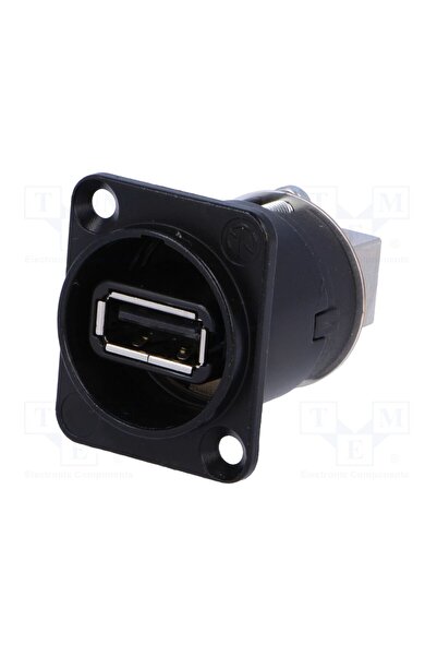 OEM Adaptor NEUTRIK NTR-NAUSBWB, soclu, USB A soclu-faţă,USB B soclu-spate, d...