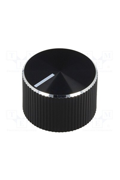 OEM Buton rotativ OKW A1418260, cu indicator, aluminiu,plastic, Øax 6mm, neagră