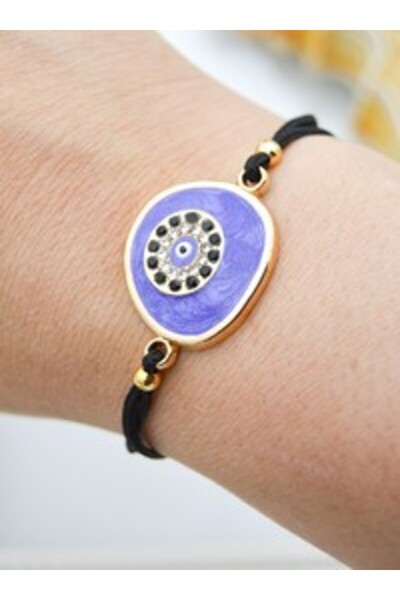 Stoneage Mineli Adjustable Bracelet - Black -