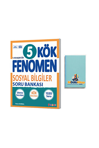Fenomen Yayıncılık Fenomen 5 KÖK Sosyal Bilgiler Soru Bankası (DEFTER HEDİYE)