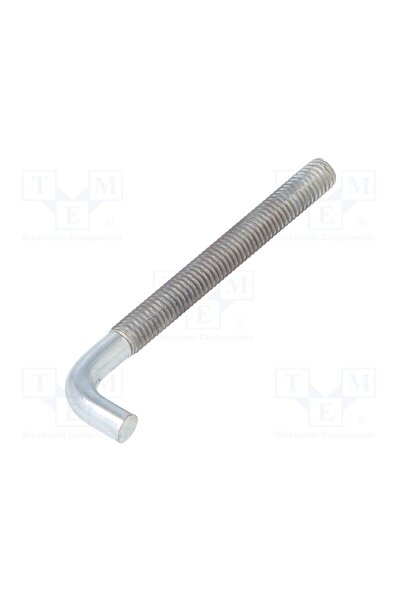 OEM Cârlig DROMET D-HP.6.70, M6, drept, oţel, zinc, Lung.filet 54mm, Lung.tot...