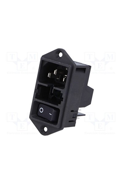 OEM Conector alimentare AC SCHURTER DD11.0121.1111, soclu, tată, 10A, 250VAC,...