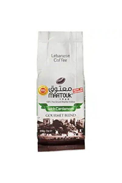 MAATOUK Cafea arabica braziliană măcinată fin cu cardamom 200 g