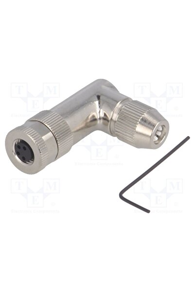 OEM Conector M8 TE Connectivity T4012019041-000, mamă, PIN 4, 30V, IP67, în u...