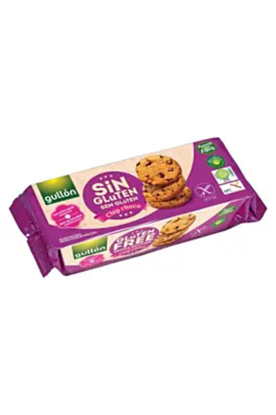 Gullon Biscuiți cu ciocolată, fără zahăr și fără gluten 130g
