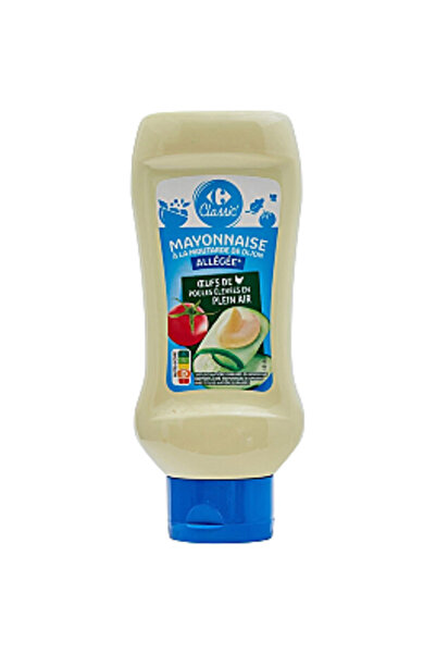 Carrefour Classic Maioneză ușoară cu muștar Dijon, 455g