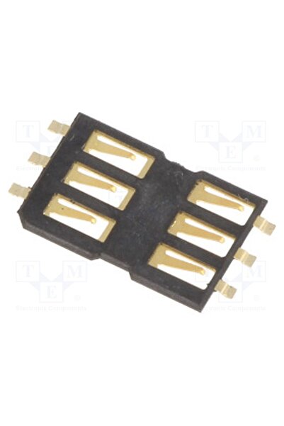 OEM Conector pentru carduri ATTEND 115E-AEA0-R01, SIM, fără protecţie,fără ej...