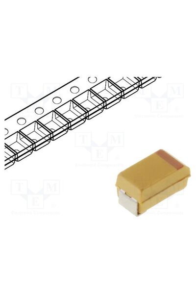 OEM Condensator cu tantal KEMET T510X337K010ATE035, ESR redus, 330uF, 10VDC, ...