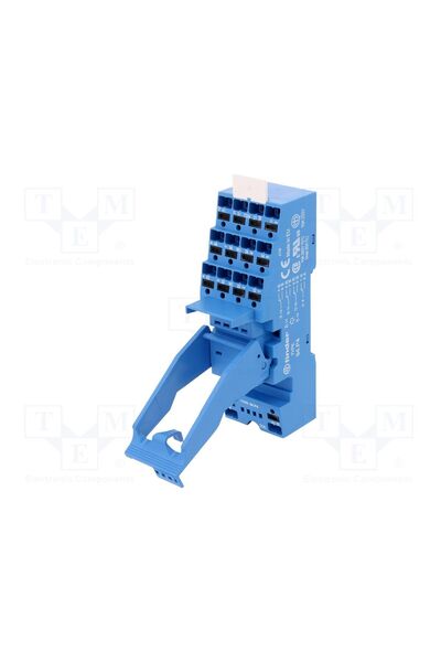 OEM Stativ FINDER 94.P4SPA, PIN 14, 10A, 250VAC, pentru şină DIN, cleme cu arc