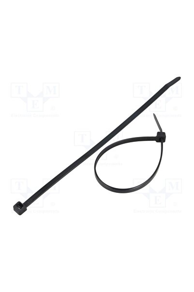 OEM Colier de strângere FIX&FASTEN FIX-S-4.8X200T/BK, W 4,8mm, neagră, poliam...