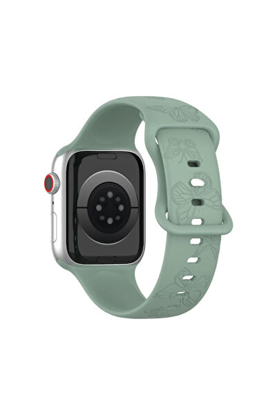 OEM Λουράκι Σιλικόνης Πράσινο (Apple Watch Series 7/8/9/10/SE/Ultra 1/Ultra 2)