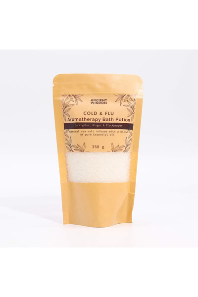 Ancient wisdom Sare de baie pentru răceală și gripă, 350 g