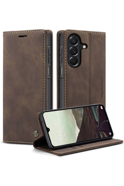 Caseme 013 Ρετρό Καφέ Βιβλίου (Galaxy A27)