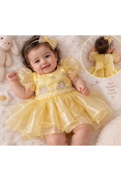 Lolidenss Yellow Tutu Romper