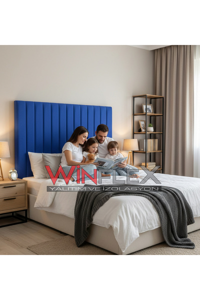 WİNFLEX Dikey Akustik Kumaş Duvar Paneli (15x100 cm - 12'li Set)