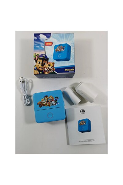 PAW PATROL Imprimantă termică Mini Chase, portabilă, fără cerneală, 4 role de...