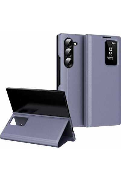 OEM Έξυπνο Βιβλίο-Παράθυρο Λιλά (Galaxy Z Fold6)