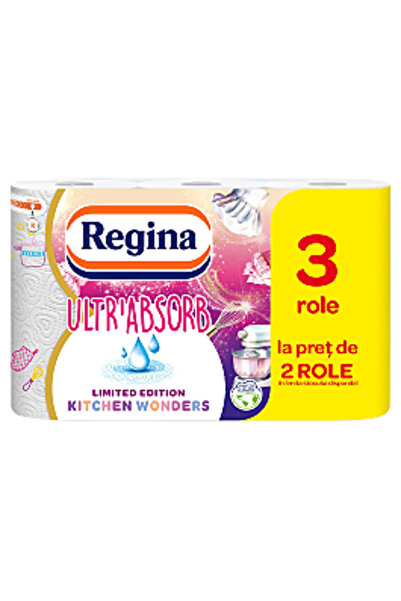 Regina Prosoape de bucătărie, Ultra, 3 straturi, 3 role