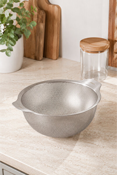 welcomein Stainless Steel Strainer with Handle 26 cm – Large Kitchen Strainer...