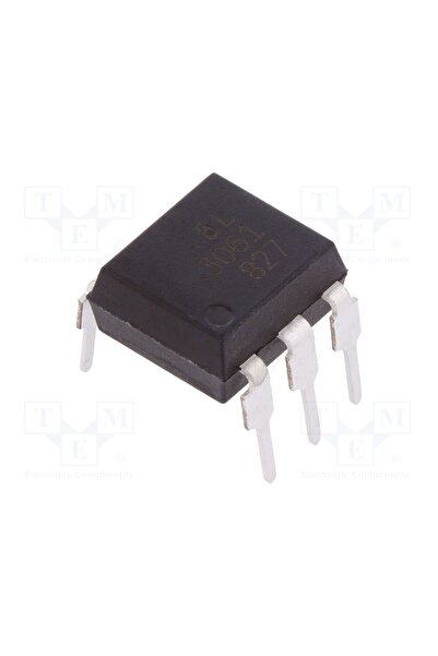 OEM Optotriac EVERLIGHT EL3061, 5kV, circuit de comutare în zero, DIP6, Ch 1,...