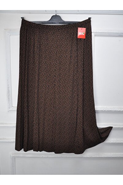 elma abone Plus Size Pigment1 Combed Cotton Elasticated Maternity Skirt