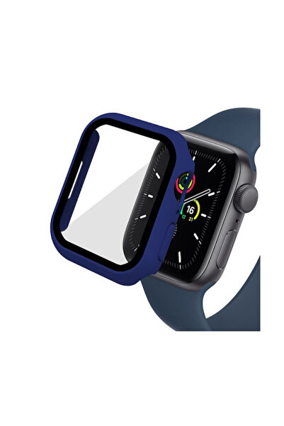 ENKAY Πλαστική θήκη σε μπλε χρώμα για Apple Watch Σειρά 7, 8, 9 - 41mm