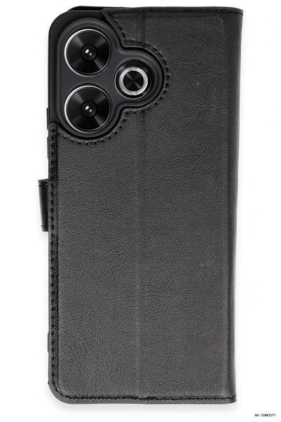 New Face حافظة CONCEPTA Redmi 13 4G Kılıf Tr S Plus (24724) - أسود