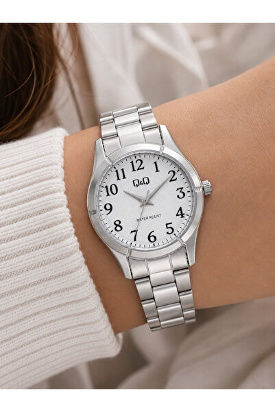 Q&Q Women's Wristwatch Silver Color Casual and Stylish Combination Japanese M...