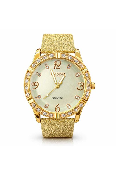 Generic Brand Ceas de damă Francesca di Geneva FF06 – auriu, stil elegant, Qu...