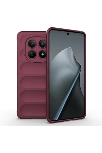 OEM Μαγική Ασπίδα Πίσω Θήκη Σιλικόνης Μπορντό (Redmi Note 15)