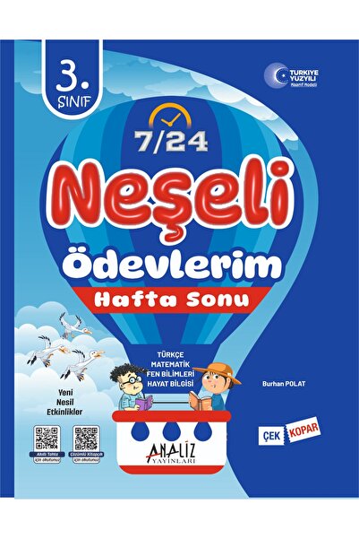 Analiz Yayınları 3.SINIF NEŞELİ HAFTA SONU ÖDEVLERİM