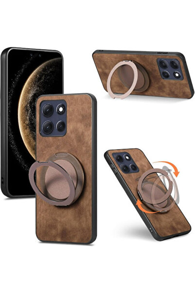 OEM Βουρτσισμένο Πλαστικό Καφέ Πίσω Κάλυμμα (Moto G86)