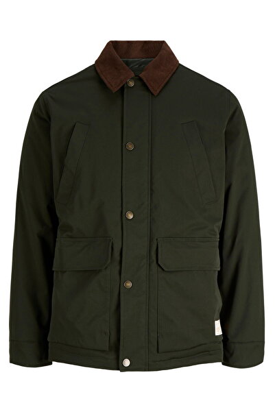 Jack & Jones Men's Classic Collar Long Sleeve Puffer Coat - Norrebro