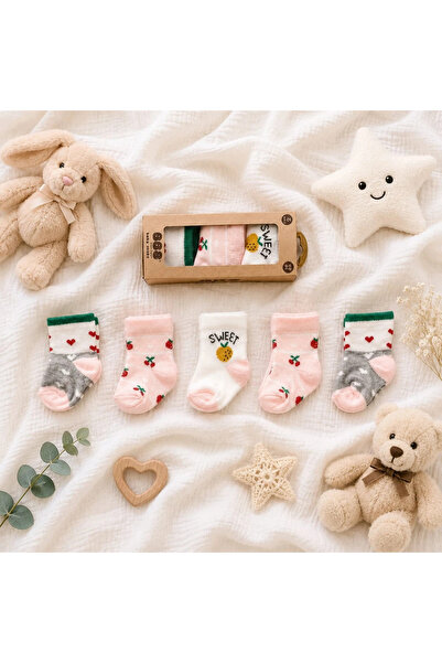 BEBELON 5 Li Bebek Çorap Set