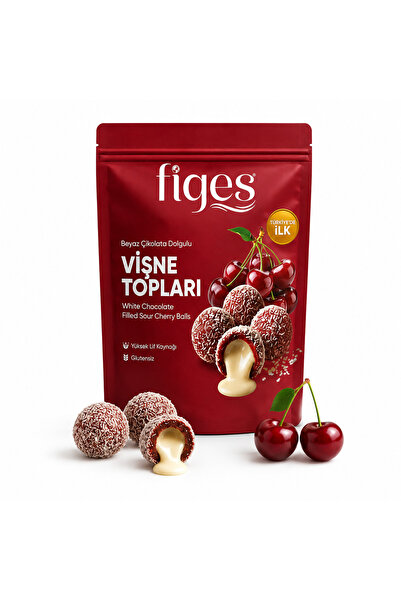 Vişne Topları - Beyaz Çikolata Dolgulu
