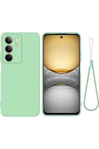 OEM Μονόχρωμη Πίσω Θήκη Σιλικόνης Πράσινη (Realme C75)