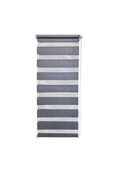 OEM Caressa roller blind, Zebra YH554P-B12469210, Polyester, day - night, gra...