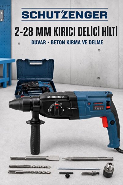 METAL ŞANZIMAN DARBELİ MATKAP KIRICI DELİCİ HİLTİ 2-28mm PROFESYONEL C-7 KALİTE