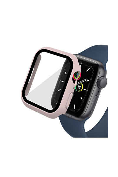 ENKAY Θήκη Προστασίας Οθόνης για Apple Watch Σειρά 7 8 9 41mm, Ροζ