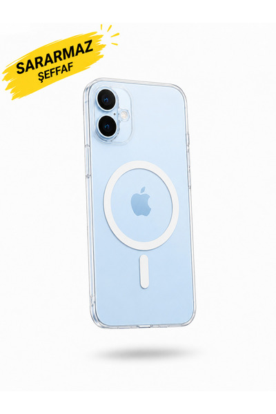 İPHONE 16 SARARMAZ ŞEFFAF KILIF