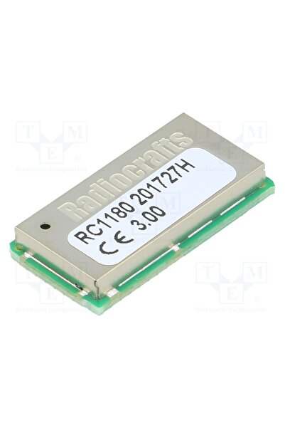 OEM Modul RF RADIOCRAFTS RC1180-RC232, GFSK, UART, -110dBm, 2÷3,6VDC, 10dBm, ...