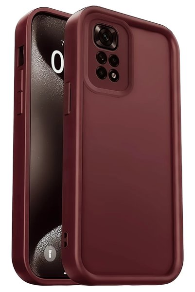 Generic Brand حافظة متوافقة مع هاتف Xiaomi Redmi 10 2022 من السيليكون - أحمر ...