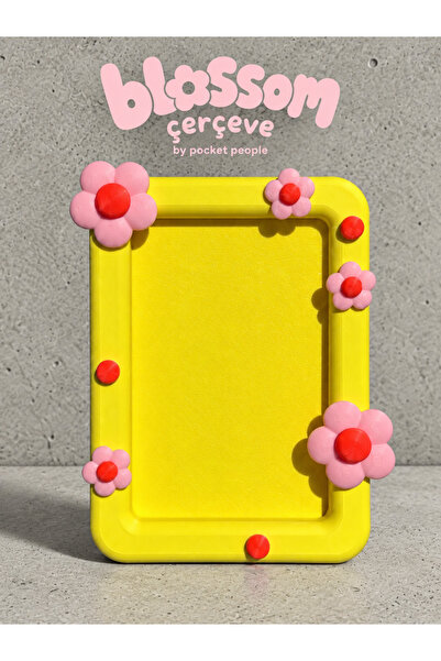 Pocket People Blossom Dekoratif Fotoğraf Çerçevesi 11x15 cm – Çiçekli Ayaklı ...