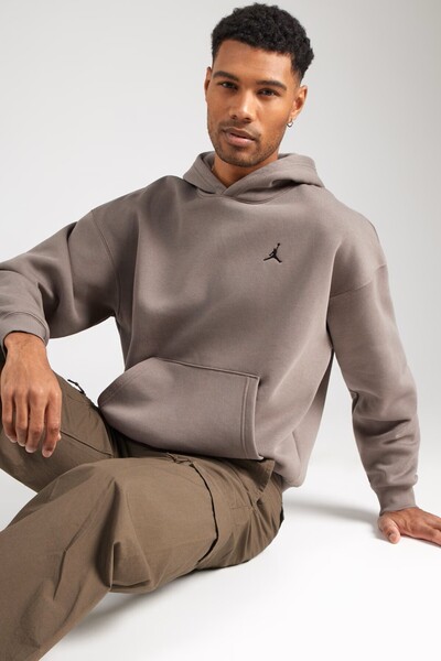 Nike Air Jordan Brooklyn Oversize Mens Sweatshirt Bol Kesim Kapüşonlu Erkek S...