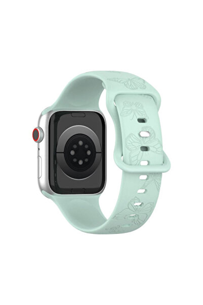 OEM Λουράκι Σιλικόνης Πράσινο (Apple Watch Series 7/8/9/10/SE/Ultra 1/Ultra 2)