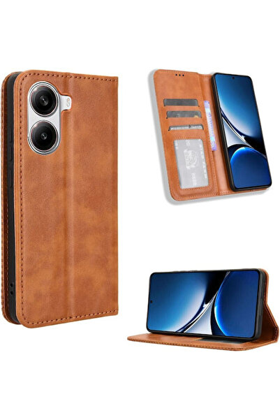 OEM Ρετρό Βιβλιοθήκη Καφέ (Poco X7 Pro)